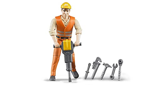 Construction Worker with Accessories Budget π Construction Worker With Accessories π -Slot Cars toys Sales Shop 31MAUgk0NSL