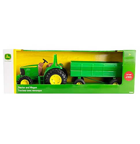 TOMY John Deere Kids Tractor Toy with Flarebox Wagon Set, 8 Inches Brand new 💯 TOMY John Deere Kids Tractor Toy With Flarebox Wagon Set, 8 Inches 🎁 -Slot Cars toys Sales Shop