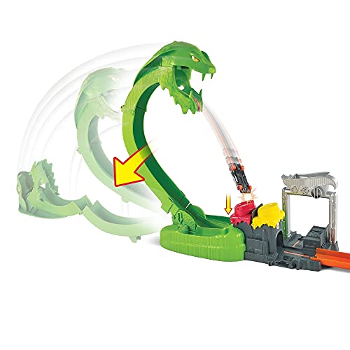 Toxic Snake Strike Challenge Play Set with Slime for Kids 5 Years Old & Up, Includes One 1:64 Scale Hot Wheels Vehicle, Connects to Other Sets, Single Or Multicar Play Deals ๐ฅ Toxic Snake Strike Challenge Play Set With Slime For Kids 5 Years Old & Up, Includes One 1:64 Scale Hot Wheels Vehicle, Connects To Other Sets, Single Or Multicar Play ๐งจ -Slot Cars toys Sales Shop 41BiT93S60S