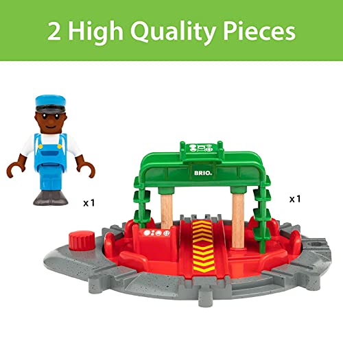 World 33476 - Turntable & Figure - 2 Piece Wooden Toy Train Accessory for Kids Ages 3 and Up Promo π World 33476 - Turntable & Figure - 2 Piece Wooden Toy Train Accessory For Kids Ages 3 And Up π -Slot Cars toys Sales Shop 41E8wz3sqfS