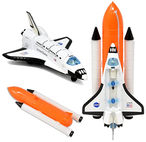 ASA Space Shuttle Toy for Kids Pretend Play 2 Piece Set Rocket Ship with Lights and Sound Diecast Spaceship for Boys Girls Toddlers Best deal π ASA Space Shuttle Toy For Kids Pretend Play 2 Piece Set Rocket Ship With Lights And Sound Diecast Spaceship For Boys π§ Girls Toddlers π -Slot Cars toys Sales Shop 41ENP1pRBrL