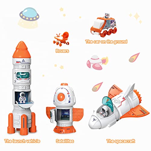 Space Toy for Kids Rocket Ship Toys with Space Shuttle, Astronaut Figures, Space Rover, Spaces Station, 5 in 1 Spaceship Toy for Boys 3-8, Aerospace Model Space Figure Toys with Sound & Ligh Coupon ๐ Space Toy For Kids Rocket Ship Toys With Space Shuttle, Astronaut Figures, Space Rover, Spaces Station, 5 In 1 Spaceship Toy For Boys 3-8, Aerospace Model Space Figure Toys With Sound & Ligh ๐คฉ -Slot Cars toys Sales Shop 41Lrtv2bURL