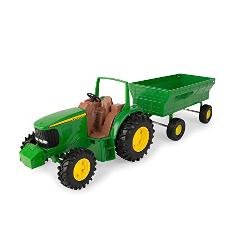 TOMY John Deere Kids Tractor Toy with Flarebox Wagon Set, 8 Inches Brand new 💯 TOMY John Deere Kids Tractor Toy With Flarebox Wagon Set, 8 Inches 🎁 -Slot Cars toys Sales Shop 41PX0W2wXtL