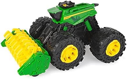 Toddler Toys, Lights and Sounds, Monster Treads Tractor Toy with Wagon, 8 Inch, Green, Ages 3+ , Red Best Sale 👍 Toddler Toys, Lights And Sounds, Monster Treads Tractor Toy With Wagon, 8 Inch, Green, Ages 3+ , Red 🥰 -Slot Cars toys Sales Shop 41T1AAyGQcL. AC