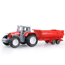 Best Pirce 🥰 Kid's Farm Tractor Toys With Trailers ,Alloy And ABS Toy Truck Realistic Tractor Vehicle Value Play Set（Set Of 4） 😉 -Slot Cars toys Sales Shop 41TkrACDEzL
