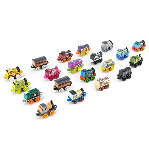 MINIS Toy Train Pack, Set Of 20 Miniature Push-Along Engines And Railway Vehicles For Preschool Pretend Play Budget ⌛ MINIS Toy Train Pack, Set Of 20 Miniature Push-Along Engines And Railway Vehicles For Preschool Pretend Play ⌛ -Slot Cars toys Sales Shop 41UQQGDjkML