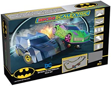 Micro Scalextric Justice League Batman vs Joker Battery Powered 1:64 Slot Car Race Track Set G1155T , Black Best Sale 😉 Micro Scalextric Justice League Batman Vs Joker Battery Powered 1:64 Slot Car Race Track Set G1155T , Black 😀 -Slot Cars toys Sales Shop 41VBFclTtBL. AC