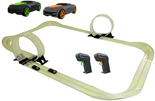 mote Control Cordless Glow in The Dark High-Speed Super Loop Speedway Track Set with Two Cars for Dual Racing, Glow Blue Blue Glow Flash Sale ๐ Mote Control Cordless Glow In The Dark High-Speed Super Loop Speedway Track Set With Two Cars For Dual Racing, Glow Blue Blue Glow โญ -Slot Cars toys Sales Shop 41VO5nEiq6L. AC