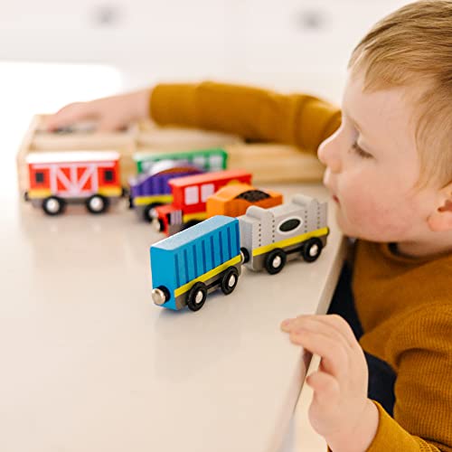 Wooden Train Cars (8 pcs) - Magnetic Train, Wooden Train Toys, Train Sets For Toddlers And Kids Ages 3+ Brand new β Wooden Train Cars (8 Pcs) - Magnetic Train, Wooden Train Toys, Train Sets For Toddlers And Kids Ages 3+ π -Slot Cars toys Sales Shop 41aaQRfclEL