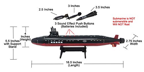 16.5 Inch Toy Navy Black Submarine with Sound Effects and Torpedo (2 Pack) Promo π 16.5 Inch Toy Navy Black Submarine With Sound Effects And Torpedo (2 Pack) π€© -Slot Cars toys Sales Shop 41bzSJrTWOL 1