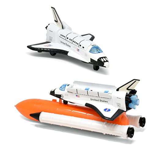 ASA Space Shuttle Toy for Kids Pretend Play 2 Piece Set Rocket Ship with Lights and Sound Diecast Spaceship for Boys Girls Toddlers Best deal π ASA Space Shuttle Toy For Kids Pretend Play 2 Piece Set Rocket Ship With Lights And Sound Diecast Spaceship For Boys π§ Girls Toddlers π -Slot Cars toys Sales Shop