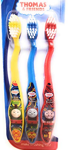Thomas the Train & Friends Soft Toothbrushes 3 Pack Brush Buddies (Blue, Yellow, Red) Best deal ✨ Thomas The Train & Friends Soft Toothbrushes 3 Pack Brush Buddies (Blue, Yellow, Red) ✨ -Slot Cars toys Sales Shop 41d2C7bBgRL