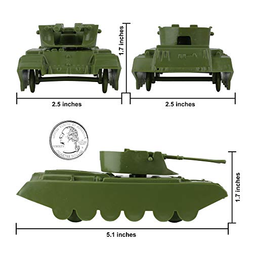 lassic Payton Anti-Aircraft Tanks - 4pc Tan Green Plastic Army Men Vehicle Promo ⭐ Lassic Payton Anti-Aircraft Tanks - 4pc Tan Green Plastic Army Men Vehicle 😉 -Slot Cars toys Sales Shop 41ehBfn1e1L