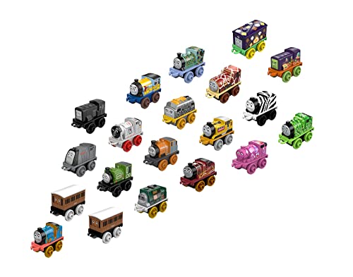 MINIS Toy Train Pack, Set Of 20 Miniature Push-Along Engines And Railway Vehicles For Preschool Pretend Play Budget ⌛ MINIS Toy Train Pack, Set Of 20 Miniature Push-Along Engines And Railway Vehicles For Preschool Pretend Play ⌛ -Slot Cars toys Sales Shop 41fjHjta5rL