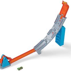 Brand new 🛒 Rapid Raceway Champion Action Hot Wheels Championship Track Speed Boost Oval Track Ages 4 And Older 🧨 -Slot Cars toys Sales Shop 41gQsm FODL. AC