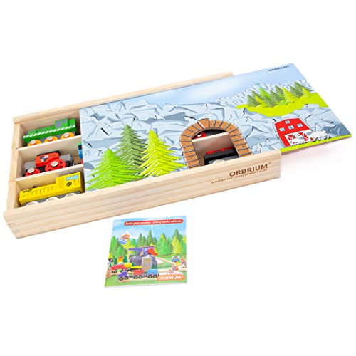 Toys 12 (20 Pcs) Wooden Train Cars for Kids + Dual-use Wooden Box Cover/Tunnel Wooden Train Set Trains Toy Compatible with Thomas Wooden Railway, Brio New π― Toys 12 (20 Pcs) Wooden Train Cars For Kids + Dual-use Wooden Box Cover/Tunnel Wooden Train Set Trains Toy Compatible With Thomas Wooden Railway, Brio π -Slot Cars toys Sales Shop 41lDWIkI6AL