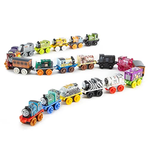MINIS Toy Train Pack, Set Of 20 Miniature Push-Along Engines And Railway Vehicles For Preschool Pretend Play Budget ⌛ MINIS Toy Train Pack, Set Of 20 Miniature Push-Along Engines And Railway Vehicles For Preschool Pretend Play ⌛ -Slot Cars toys Sales Shop 41obdJGwXXL