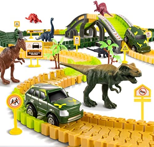 Dinosaur Train Toys for Kids, Longer Track, 6 Realistic Jurassic Dino Figures, 2 Electric Toy Car, Twisted Flexible Train Track Set for Toddlers, Boys & Girls 3 4 5 6 7 Years New ๐ Dinosaur Train Toys For Kids, Longer Track, 6 Realistic Jurassic Dino Figures, 2 Electric Toy Car, Twisted Flexible Train Track Set For Toddlers, Boys & ๐ง Girls 3 4 5 6 7 Years ๐งจ -Slot Cars toys Sales Shop 51 KJPwXz5L. AC