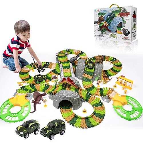 Dinosaur Train Toys for Kids, Longer Track, 6 Realistic Jurassic Dino Figures, 2 Electric Toy Car, Twisted Flexible Train Track Set for Toddlers, Boys & Girls 3 4 5 6 7 Years New ๐ Dinosaur Train Toys For Kids, Longer Track, 6 Realistic Jurassic Dino Figures, 2 Electric Toy Car, Twisted Flexible Train Track Set For Toddlers, Boys & ๐ง Girls 3 4 5 6 7 Years ๐งจ -Slot Cars toys Sales Shop 510Dsv5u0WL