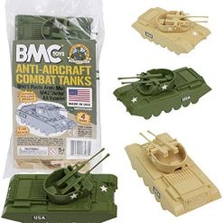 Promo ⭐ Lassic Payton Anti-Aircraft Tanks - 4pc Tan Green Plastic Army Men Vehicle 😉 6 Promo ⭐ Lassic Payton Anti-Aircraft Tanks - 4pc Tan Green Plastic Army Men Vehicle 😉 -Slot Cars toys Sales Shop 5115HDbJmDL. AC