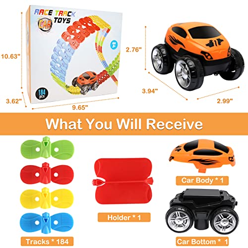 Toys for 3 Year Old Boys,Kids Toys for Boys Girls Age 3-5,184 PCS Toddler Toys Race Car Track Set with Flexible Track Create A Road Race,DIY Magic Car Toys for 3 4 5 Year Old Christmas Birthday Gifts Red Green Yellow Blue Outlet ๐ Toys For 3 Year Old Boys,Kids Toys For Boys ๐ง Girls Age 3-5,184 PCS Toddler Toys Race Car Track Set With Flexible Track Create A Road Race,DIY Magic Car Toys For 3 4 5 Year Old โ Christmas ๐ Birthday Gifts Red Green Yellow Blue ๐ -Slot Cars toys Sales Shop 5145oaalYLL