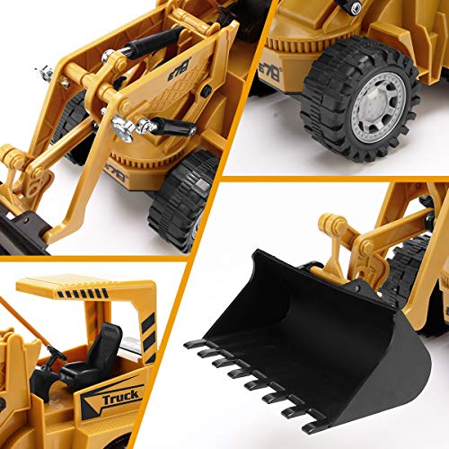 Remote Control Construction Toy - RC Bulldozer 1/24 Front Loader RC Tractor, Vehicles with 2 Rechargeable Batteries, Pretend Construction Playset, Toys for 3, 4, 5, 6 Years Old Boys Girls Kids Gift Best Sale βοΈ Remote Control Construction Toy - RC Bulldozer 1/24 Front Loader RC Tractor, Vehicles With 2 Rechargeable Batteries, Pretend Construction Playset, Toys For 3, 4, 5, 6 Years Old Boys π§ Girls Kids Gift π -Slot Cars toys Sales Shop 515M6aenZUL
