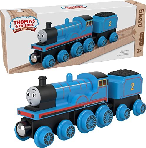 Wooden Railway, James Engine and Coal Car, Push-Along Train Made from sustainably sourced Wood for Kids 2 Years and up Cheap π Wooden Railway, James Engine And Coal Car, Push-Along Train Made From Sustainably Sourced Wood For Kids 2 Years And Up π -Slot Cars toys Sales Shop