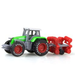 Best Pirce 🥰 Kid's Farm Tractor Toys With Trailers ,Alloy And ABS Toy Truck Realistic Tractor Vehicle Value Play Set（Set Of 4） 😉 -Slot Cars toys Sales Shop 51DxlfiPm2L