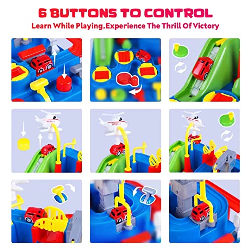 Car Adventure Toys for Kids, City Rescue Playsets Magnet Toys w/ 5 Mini Cars, Puzzle Rail Car, Preschool Educational Car Games Gift for 3 4 5 6 7 Year Old Boys Girls Cheapest ๐งจ Car Adventure Toys For Kids, City Rescue Playsets Magnet Toys W/ 5 Mini Cars, Puzzle Rail Car, Preschool Educational Car Games Gift For 3 4 5 6 7 Year Old Boys ๐ง Girls โจ -Slot Cars toys Sales Shop 51FaORsJJJL