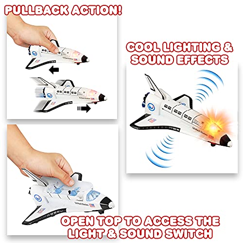 Light Up Space Shuttle Toy, 1PC, Battery Operated Spaceship Toy with LEDs, Sounds, and Pullback Motion, Outer Space Party Decoration, Great Space Gifts for Boys and Girls, 6 Inches Flash Sale 🛒 Light Up Space Shuttle Toy, 1PC, Battery Operated Spaceship Toy With LEDs, Sounds, And Pullback Motion, Outer Space Party Decoration, Great Space Gifts For Boys And 👧 Girls, 6 Inches 🔥 -Slot Cars toys Sales Shop 51FgDhpTVKS