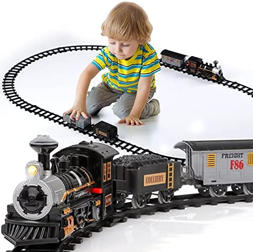Electric Christmas Train Set for Kids, Battery-Powered Train Toys with Sounds Include 4 Cars and 10 Tracks, Classic Toy Train Set for 3 4 5 6 Years Old Boys Girls Cheapest π Electric π Christmas Train Set For Kids, Battery-Powered Train Toys With Sounds Include 4 Cars And 10 Tracks, Classic Toy Train Set For 3 4 5 6 Years Old Boys π§ Girls π€© -Slot Cars toys Sales Shop 51G4lp0RhsL. AC