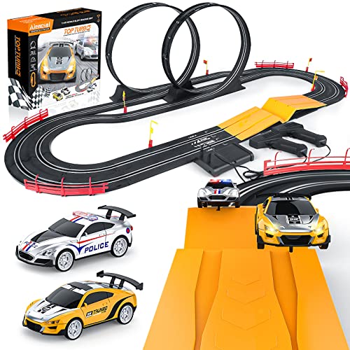 Electric High-Speed Slot Car Race Car Track Sets with 2 1:43 Scale Slot Cars and 2 Hand Controllers with Headlights and Dual Racing, Toys Gifts for 6 7 8 9 10 11 12 Boys Girl Best Sale ๐ Electric High-Speed Slot Car Race Car Track Sets With 2 1:43 Scale Slot Cars And 2 Hand Controllers With Headlights And Dual Racing, Toys Gifts For 6 7 8 9 10 11 12 Boys Girl ๐ -Slot Cars toys Sales Shop 51HhgSmZyNL