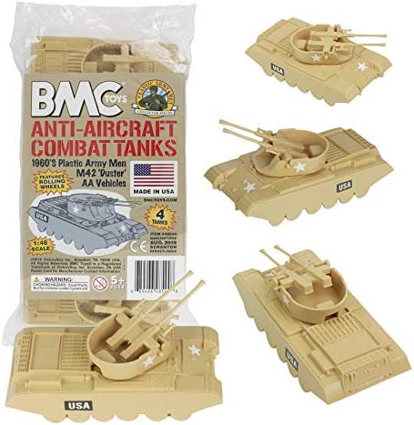 lassic Payton Anti-Aircraft Tanks - 4pc Tan Green Plastic Army Men Vehicle Promo ⭐ Lassic Payton Anti-Aircraft Tanks - 4pc Tan Green Plastic Army Men Vehicle 😉 -Slot Cars toys Sales Shop 51HuFwUzOEL. AC