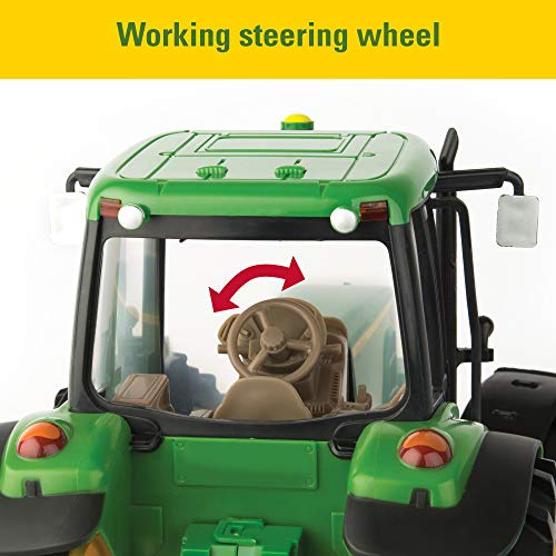 TOMY John Deere Big Farm Tractor with Wag Best deal ⭐ TOMY John Deere Big Farm Tractor With Wag 🌟 -Slot Cars toys Sales Shop 51IrUP8z42L