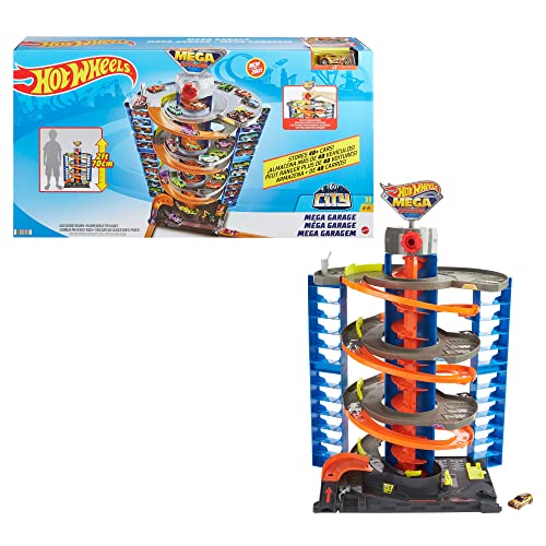 Mattel - Hot Wheels City 50 New Mega Garag Best deal ✔️ Mattel - Hot Wheels City 50 New Mega Garag ✔️ -Slot Cars toys Sales Shop