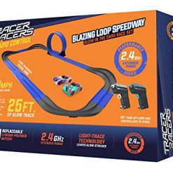 Best Sale 𧨠2.4 GHz Radio Control Remote Slot-Less, Cordless Racing Blazin' Loop Speedway Track Set With Two C π 4 Best Sale 𧨠2.4 GHz Radio Control Remote Slot-Less, Cordless Racing Blazin' Loop Speedway Track Set With Two C π -Slot Cars toys Sales Shop 51KAs5Diu2L
