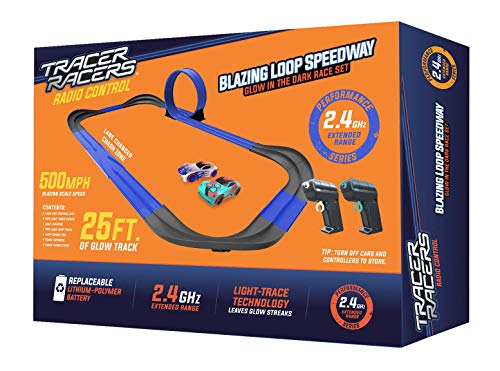 2.4 GHz Radio Control Remote Slot-Less, Cordless Racing Blazin' Loop Speedway Track Set with Two C Best Sale 𧨠2.4 GHz Radio Control Remote Slot-Less, Cordless Racing Blazin' Loop Speedway Track Set With Two C π -Slot Cars toys Sales Shop 51KAs5Diu2L