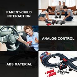 Cheapest 🔥 Electric Racing Tracks Loop Circuit Track Set Lightning McQueen Toys And Storm Battery-Powered Including 2 Slot Cars 1:43 Scale With Dual Racing And 2 Controllers ✔️ -Slot Cars toys Sales Shop 51NZRtQqbZL