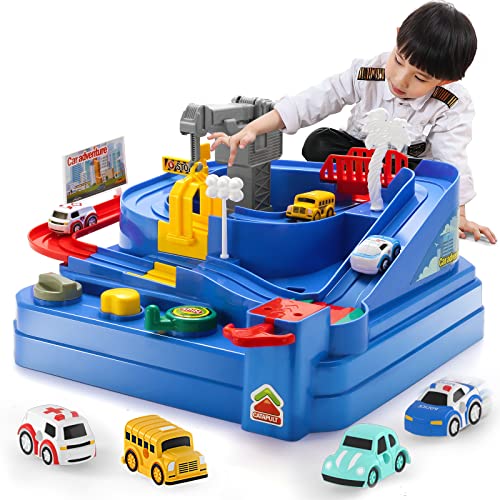 Kids Race Track Car Adventure Toy for Toddlers - Car Rescue Adventure Toys Gifts for Boys Age 3, Car Toys for Toddlers 2-4 Years, Educational Puzzles Car Toys for 4 5 6 Year Old Boys Girls Deals โ Kids Race Track Car Adventure Toy For Toddlers - Car Rescue Adventure Toys Gifts For Boys Age 3, Car Toys For Toddlers 2-4 Years, Educational Puzzles Car Toys For 4 5 6 Year Old Boys ๐ง Girls ๐ -Slot Cars toys Sales Shop 51RejNDRShL