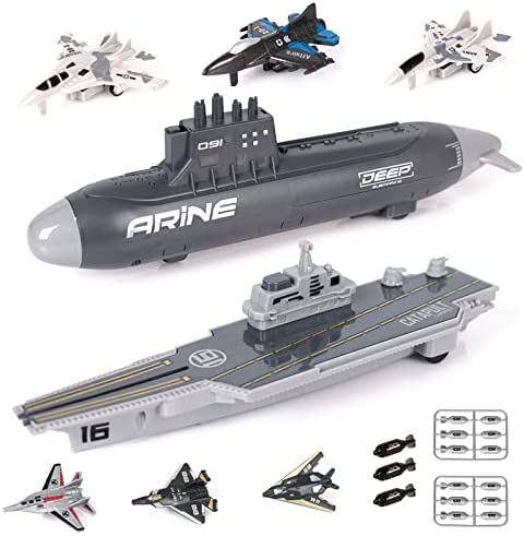 Aircraft Carrier Military Naval Ship Toy Play Set with Small Scale Model Planes Fighter Jets, Battleship and Supply Ship for Kids Boy Girl Age 5+ Party Favors Gifts Naval Ship-02 Best deal 🥰 Aircraft Carrier Military Naval Ship Toy Play Set With Small Scale Model Planes Fighter Jets, Battleship And Supply Ship For Kids Boy Girl Age 5+ Party Favors Gifts Naval Ship-02 🌟 -Slot Cars toys Sales Shop 51TeLCAqY3L. AC