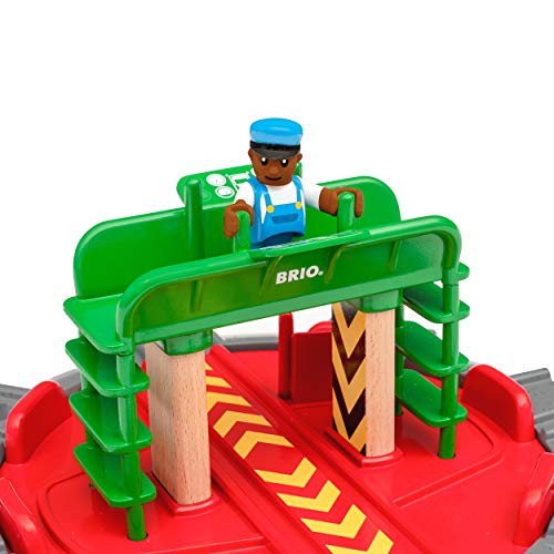 World 33476 - Turntable & Figure - 2 Piece Wooden Toy Train Accessory for Kids Ages 3 and Up Promo π World 33476 - Turntable & Figure - 2 Piece Wooden Toy Train Accessory For Kids Ages 3 And Up π -Slot Cars toys Sales Shop 51UrC10O3yL