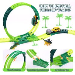 Flash Sale ๐ Dinosaur Toys For Kids 3-5, 245 Pcs Dino Race Car Track Create A Dinosaur World Road Race With Flexible Train Track Playset, 2 Electric Dinosaur Race Cars Toy,Best Gift For 3 4 5 Years Old Boys ๐ง Girls Pink ๐ฏ 4 Flash Sale ๐ Dinosaur Toys For Kids 3-5, 245 Pcs Dino Race Car Track Create A Dinosaur World Road Race With Flexible Train Track Playset, 2 Electric Dinosaur Race Cars Toy,Best Gift For 3 4 5 Years Old Boys ๐ง Girls Pink ๐ฏ -Slot Cars toys Sales Shop 51YrrsAXQwL