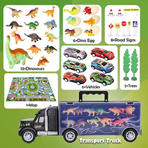 Dinosaur Toys for Kids 3-5 Dinosaur Truck Carrier Transport Truck Dinosaurs Toys for Boys and Girls 3 4 5 6 Years Old with Dino Eggs, 23 Pcs Kids Toys Dinosaur Coupon β Dinosaur Toys For Kids 3-5 Dinosaur Truck Carrier Transport Truck Dinosaurs Toys For Boys And π§ Girls 3 4 5 6 Years Old With Dino Eggs, 23 Pcs Kids Toys Dinosaur π -Slot Cars toys Sales Shop 51Yv5BugmlL