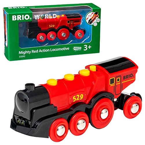 RIO World 33592 Mighty Red Action Locomotive | Battery Operated Toy Train with Light and Sound Effects for Kids Age 3 and Up Cheapest β€οΈ RIO World 33592 Mighty Red Action Locomotive | Battery Operated Toy Train With Light And Sound Effects For Kids Age 3 And Up π -Slot Cars toys Sales Shop 51ZEMKjiCcL
