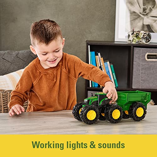 Toddler Toys, Lights and Sounds, Monster Treads Tractor Toy with Wagon, 8 Inch, Green, Ages 3+ , Red Best Sale 👍 Toddler Toys, Lights And Sounds, Monster Treads Tractor Toy With Wagon, 8 Inch, Green, Ages 3+ , Red 🥰 -Slot Cars toys Sales Shop 51ZlFtQgWBL