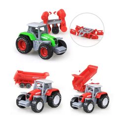 Best Pirce 🥰 Kid's Farm Tractor Toys With Trailers ,Alloy And ABS Toy Truck Realistic Tractor Vehicle Value Play Set（Set Of 4） 😉 -Slot Cars toys Sales Shop 51ZuELj1YYL