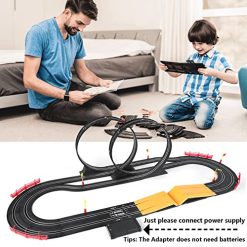 Best Sale ๐ Electric High-Speed Slot Car Race Car Track Sets With 2 1:43 Scale Slot Cars And 2 Hand Controllers With Headlights And Dual Racing, Toys Gifts For 6 7 8 9 10 11 12 Boys Girl ๐ 2 Best Sale ๐ Electric High-Speed Slot Car Race Car Track Sets With 2 1:43 Scale Slot Cars And 2 Hand Controllers With Headlights And Dual Racing, Toys Gifts For 6 7 8 9 10 11 12 Boys Girl ๐ -Slot Cars toys Sales Shop 51cla6tHskL