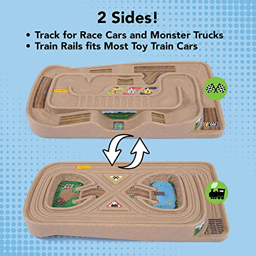 Portable Carry and Go Kids Race Track Toy Car Train Table, 2-Sided No Assembly for Children 3 4 5 6 7 Years Old Boys Girls, Made in USA Flash Sale 𧨠Portable Carry And Go Kids Race Track Toy Car Train Table, 2-Sided No Assembly For Children 3 4 5 6 7 Years Old Boys π§ Girls, Made In USA π -Slot Cars toys Sales Shop 51dOvtEYalL