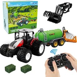 Coupon 🔔 Remote Control Tractor Toy RC Truck With Trailer Farm Vehicle Toys Barrel Trailer With Spread Tubes Frontloader 1/24 Scale 2.4Ghz Farm Playset Toy For Kids Age 5 6 7 8 9 Up Years Old… ✨ 4 Coupon 🔔 Remote Control Tractor Toy RC Truck With Trailer Farm Vehicle Toys Barrel Trailer With Spread Tubes Frontloader 1/24 Scale 2.4Ghz Farm Playset Toy For Kids Age 5 6 7 8 9 Up Years Old… ✨ -Slot Cars toys Sales Shop 51eClF4unL. AC
