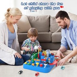 Best Sale 🥰 Preschool Educational Car Toys Gifts Puzzle Car Race Tracks, Race Track Toys For Boy Car Adventure Toy For 3 4 5 6 7 8 Years Old Kids (Blue Helicopter Car) ✨ 3 Best Sale 🥰 Preschool Educational Car Toys Gifts Puzzle Car Race Tracks, Race Track Toys For Boy Car Adventure Toy For 3 4 5 6 7 8 Years Old Kids (Blue Helicopter Car) ✨ -Slot Cars toys Sales Shop 51i5WCzYahL